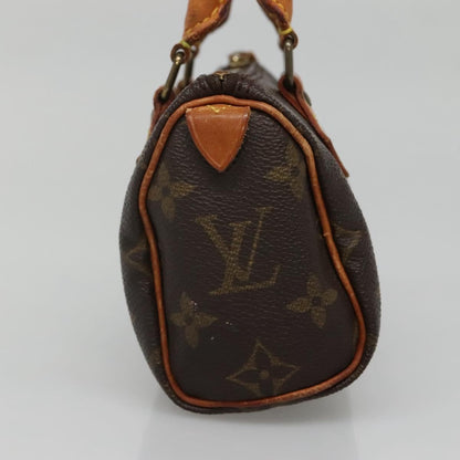 Louis Vuitton Speedy Mini HL Handbag Monogram Canvas, BROWN, CANVAS, Handbag