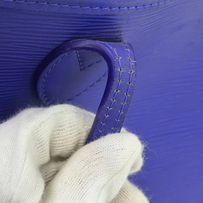Louis Vuitton Neverfull Tote Epi Leather, BLUE, LEATHER, Tote bag