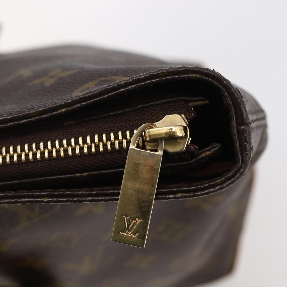 Louis Vuitton Cabas Mezzo Monogram Canvas, BROWN, CANVAS, Tote bag