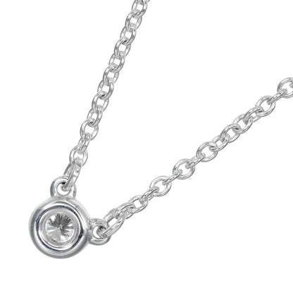 Tiffany & Co. Elsa Peretti Diamonds By The Yard Necklace Sterling silver with Diamond, SILVER, SILVER, Necklace