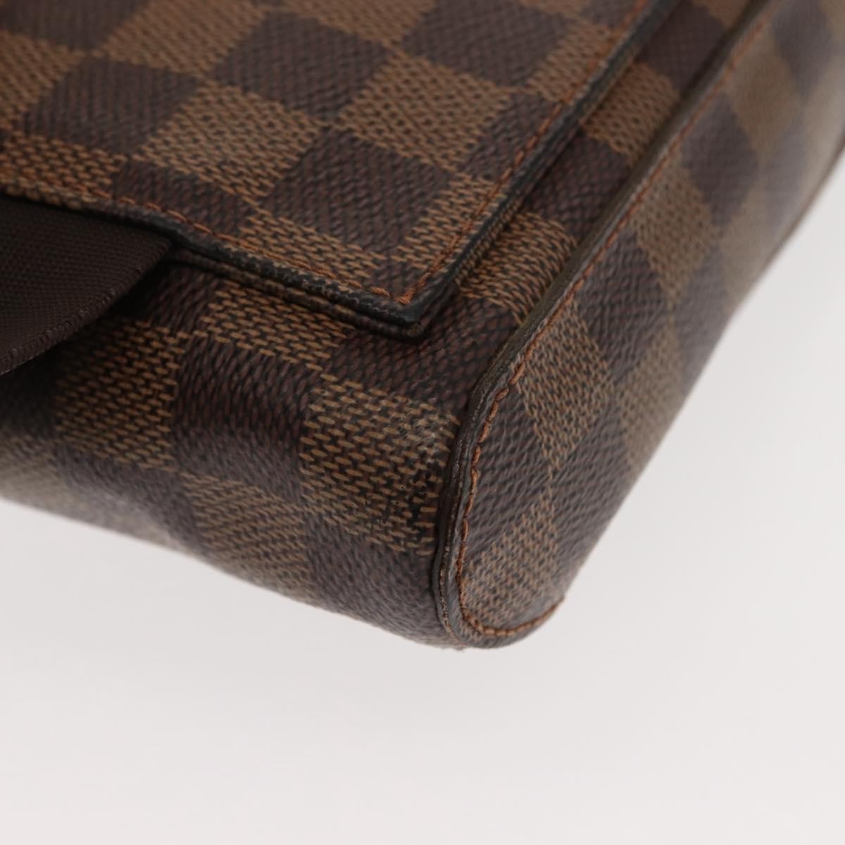Louis Vuitton Geronimos Waist Bag Damier, BROWN, CANVAS, Shoulder bag