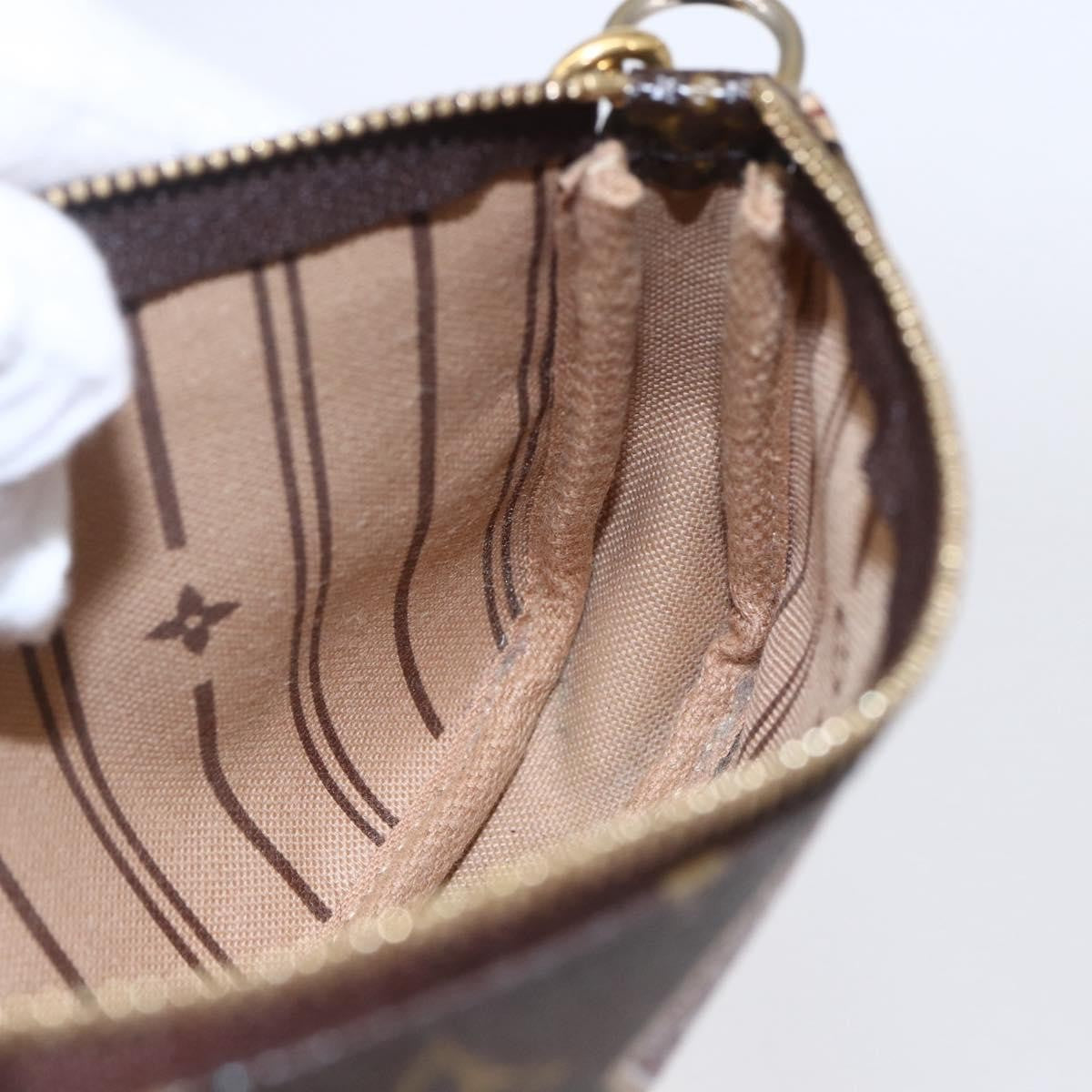 Louis Vuitton Pochette Accessoires Limited Edition Monogram Canvas, BROWN, CANVAS, Clutche & pouche