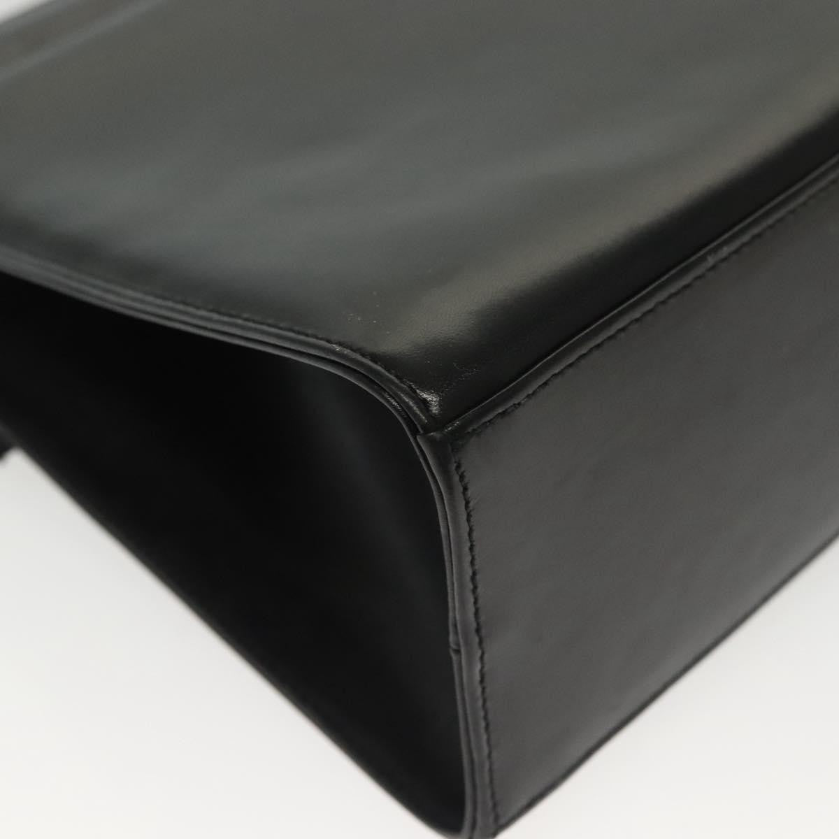 Salvatore Ferragamo Vala Handbag Leather, BLACK, LEATHER, Handbag