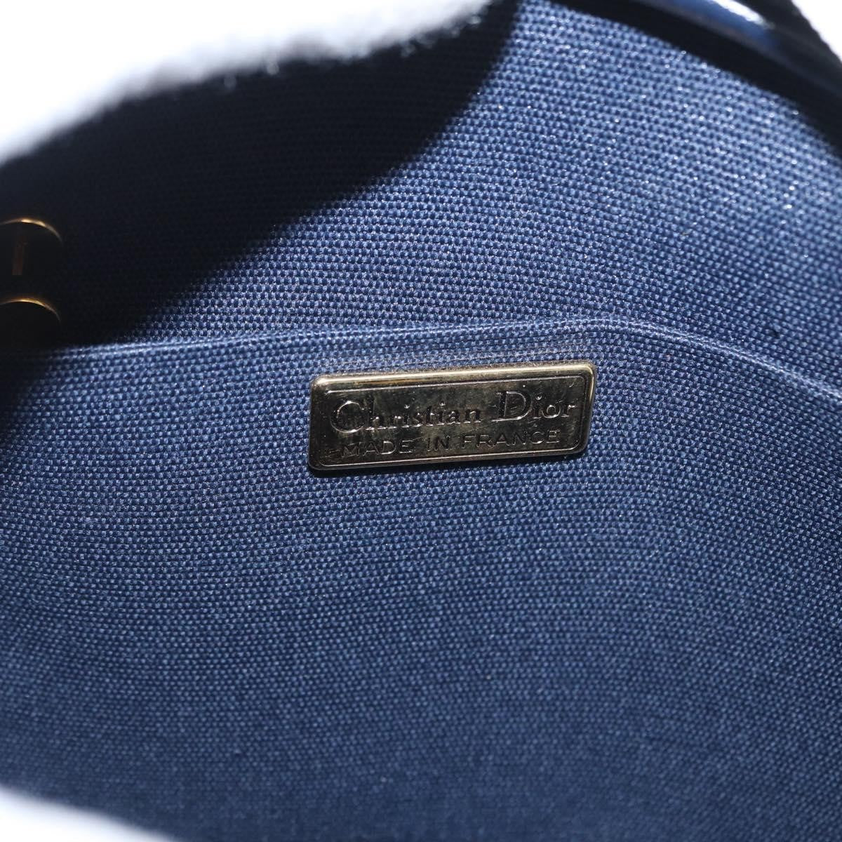 Christian Dior Vintage Zip Shoulder Bag Leather, WHITE, LEATHER, Shoulder bag