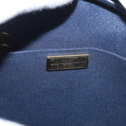 Christian Dior Vintage Zip Shoulder Bag Leather, WHITE, LEATHER, Shoulder bag