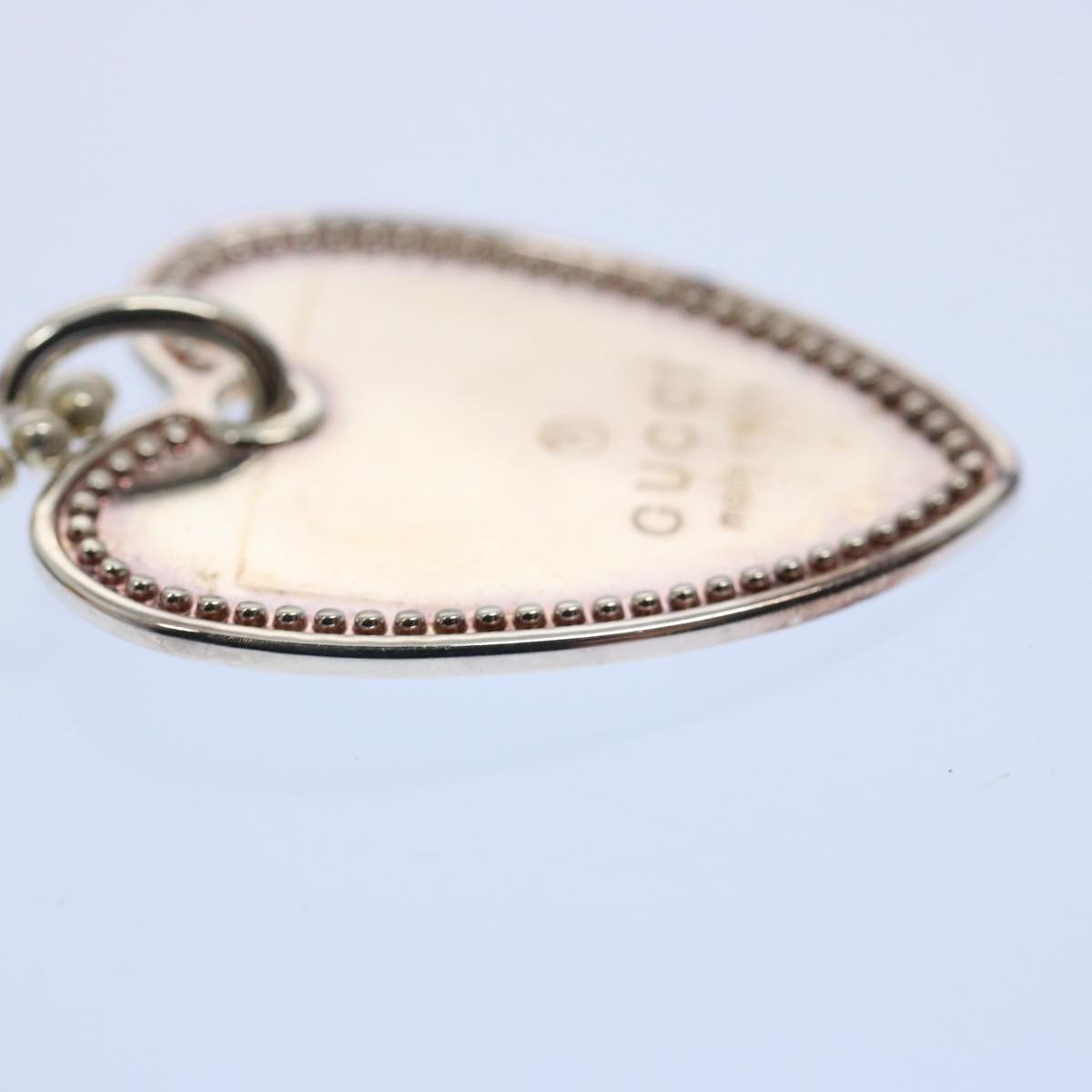 Gucci Heart Necklace Silver, SILVER, SILVER, Necklace