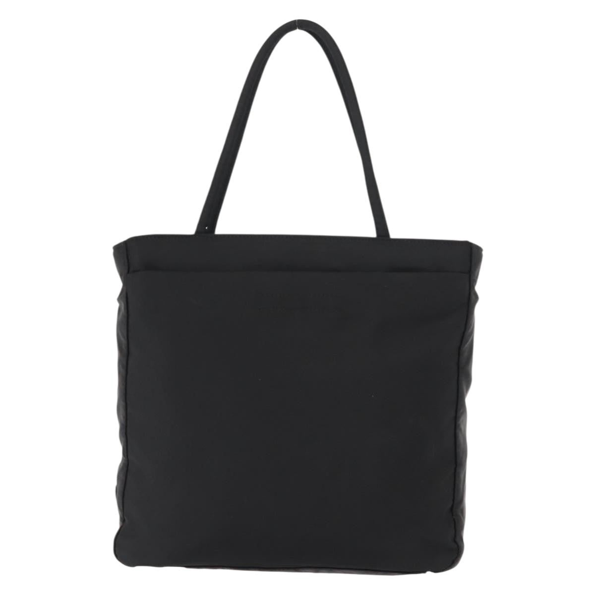 Prada Vintage Zip Tote Tessuto, BLACK, NYLON, Tote bag
