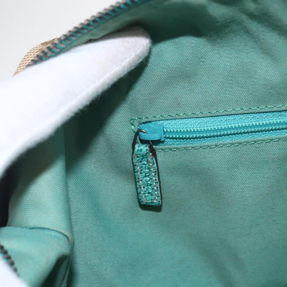 Gucci Vintage Zip Boston Bag GG Canvas, BEIGE, CANVAS, Handbag