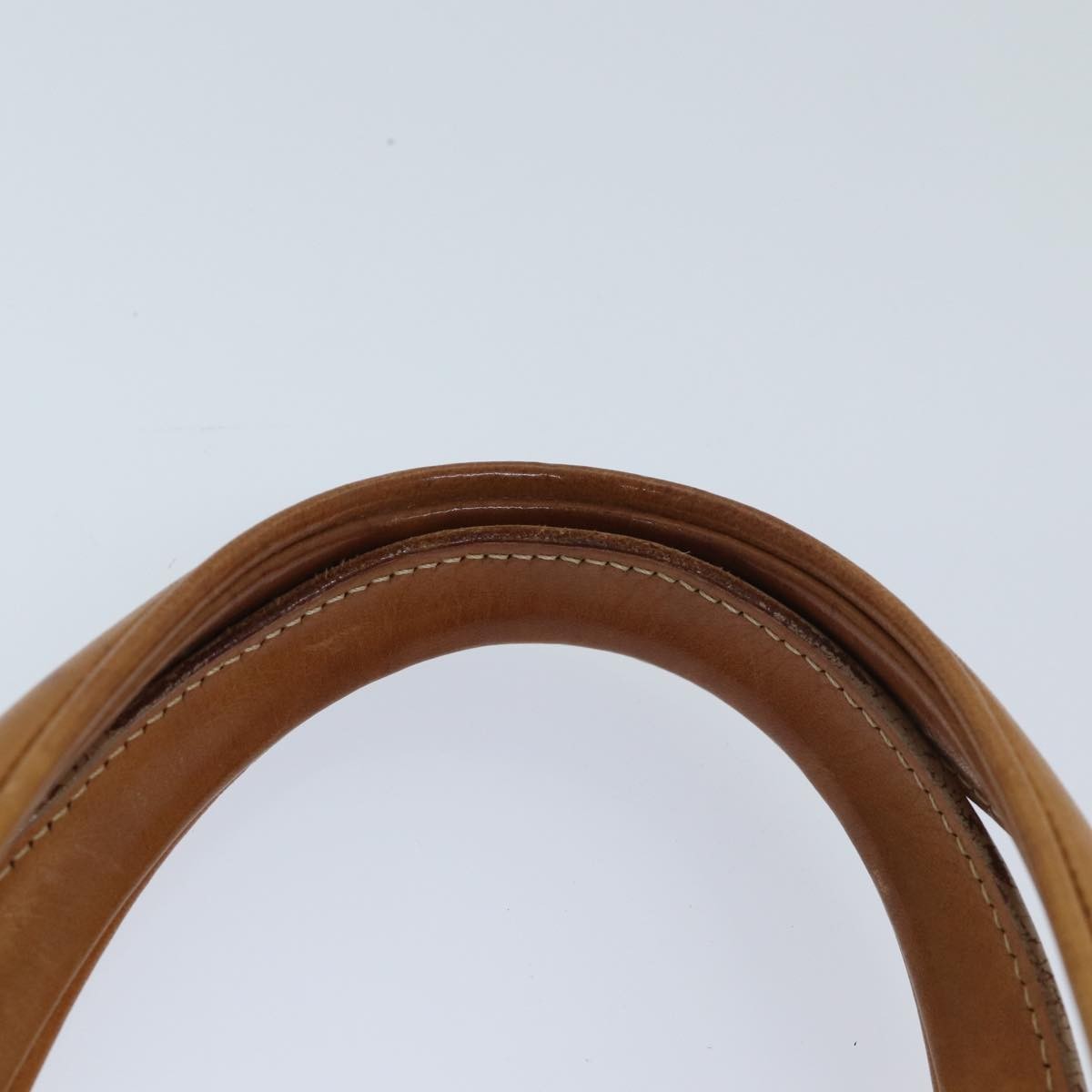 Celine Macadam Handbag Macadam with leather, BROWN, CANVAS, Handbag