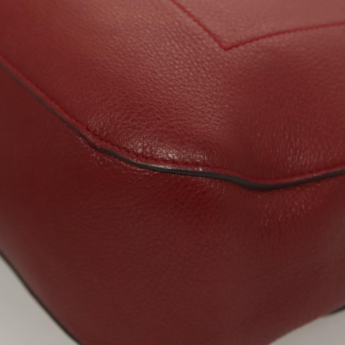 Bally Vintage Shoulder Bag Leather, RED, LEATHER, Shoulder bag