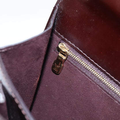 Louis Vuitton Monceau Handbag Vernis, BURGUNDY, PATENT_LEATHER, Handbag