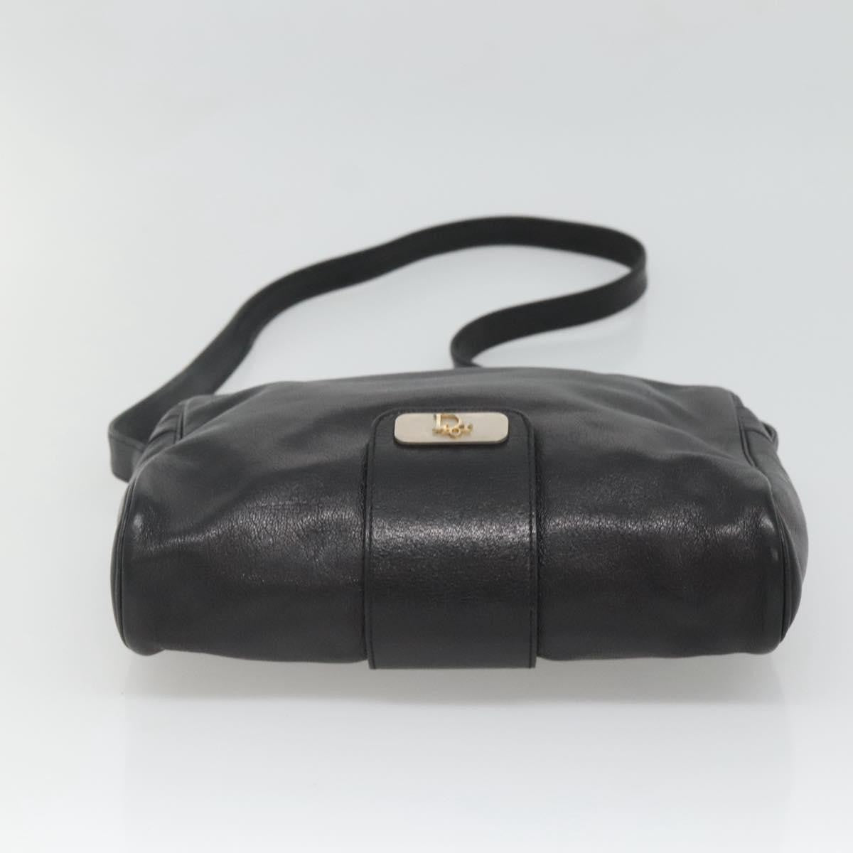 Christian Dior Shoulder bag Leather, BLACK, LEATHER, Shoulder bag