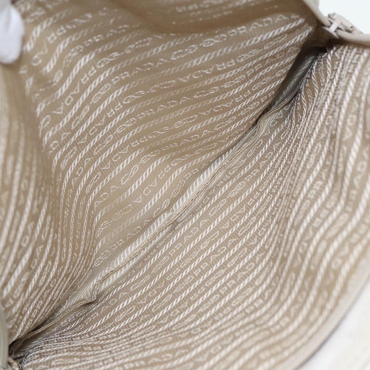 Prada Zip Around Tote Tessuto, BEIGE, NYLON, Tote bag