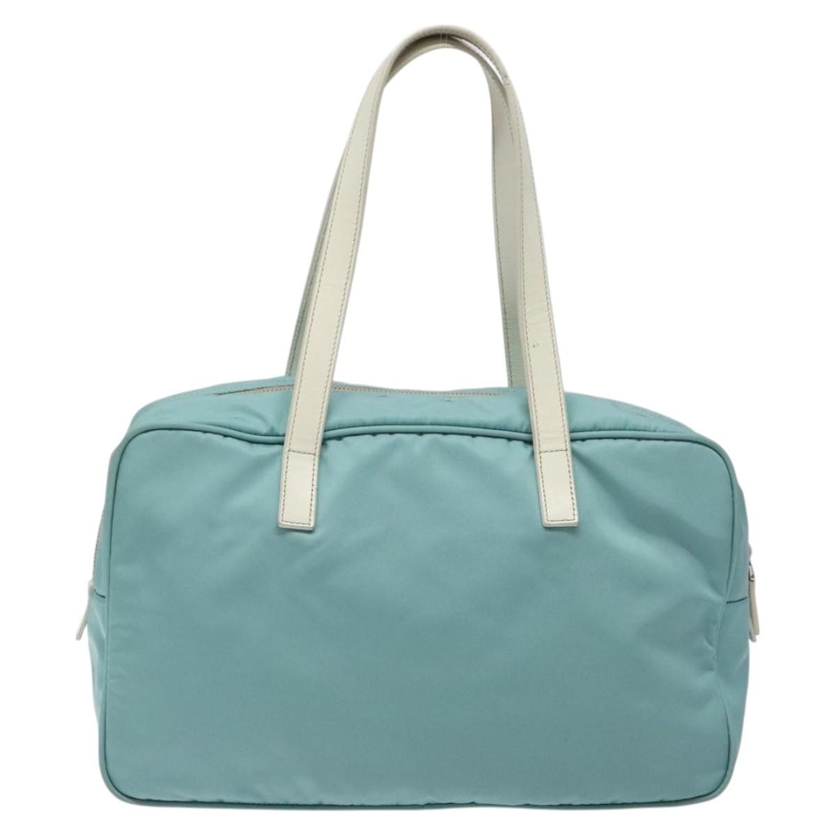 Prada Vintage Handbag Tessuto, BLUE, NYLON, Handbag