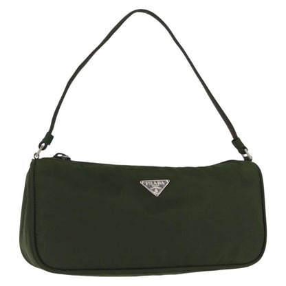 Prada Pochette Shoulder Bag Tessuto, KHAKI, NYLON, Clutche & pouche