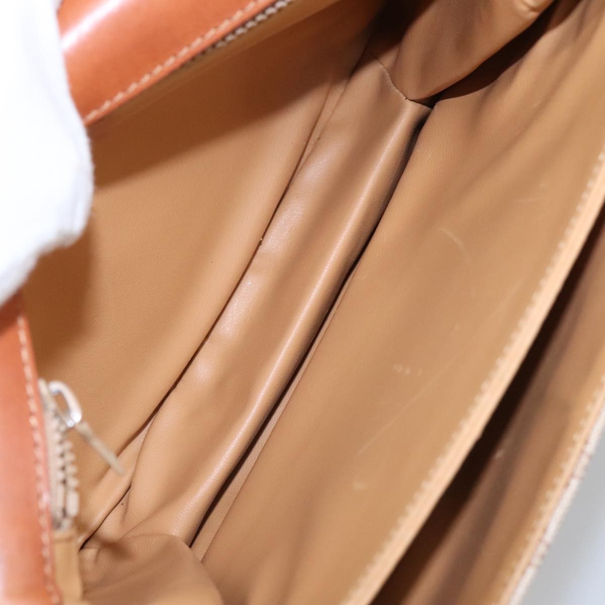 Celine Macadam Shoulder Bag Canvas, BEIGE, CANVAS, Shoulder bag