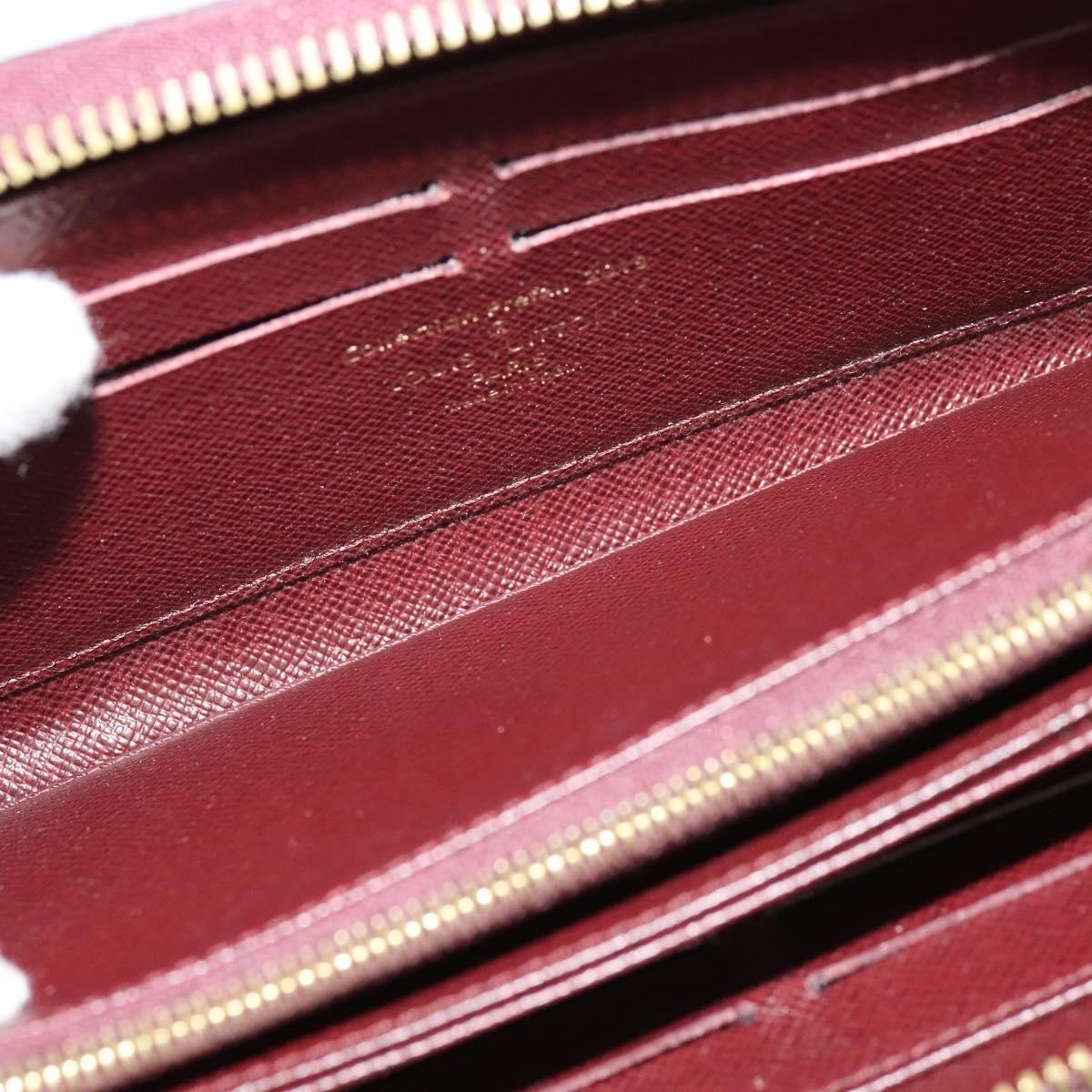 Louis Vuitton Zippy Wallet NM Damier Piet, RED, CANVAS, Wallets