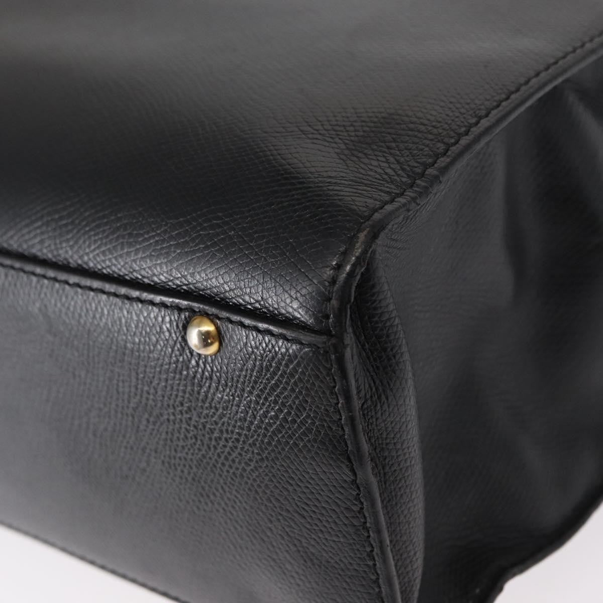 Celine Tote bag Leather, BLACK, LEATHER, Tote bag