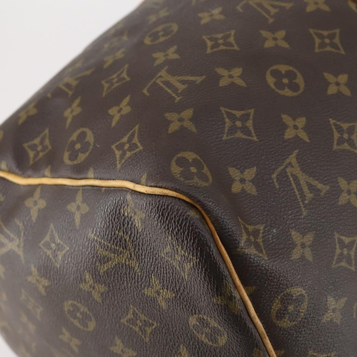 Louis Vuitton Keepall Bag Monogram Canvas, BROWN, CANVAS, Travel bag