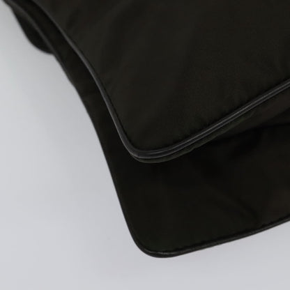 Prada Vintage Flap Messenger Bag Tessuto, Khaki, Nylon, Shoulder Bag