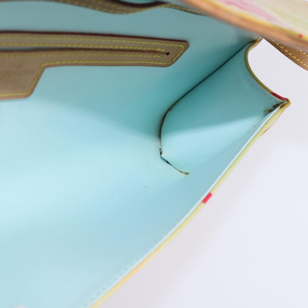 Louis Vuitton Fleurs Pochette Printed Monogram Vernis, MULTICOLOUR, PATENT_LEATHER, Clutche & pouche