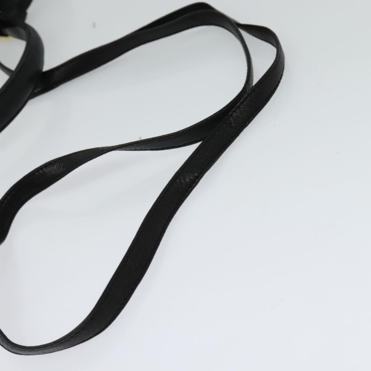 Bally Vintage Handbag Quilted Leather, BLACK, LEATHER, Handbag