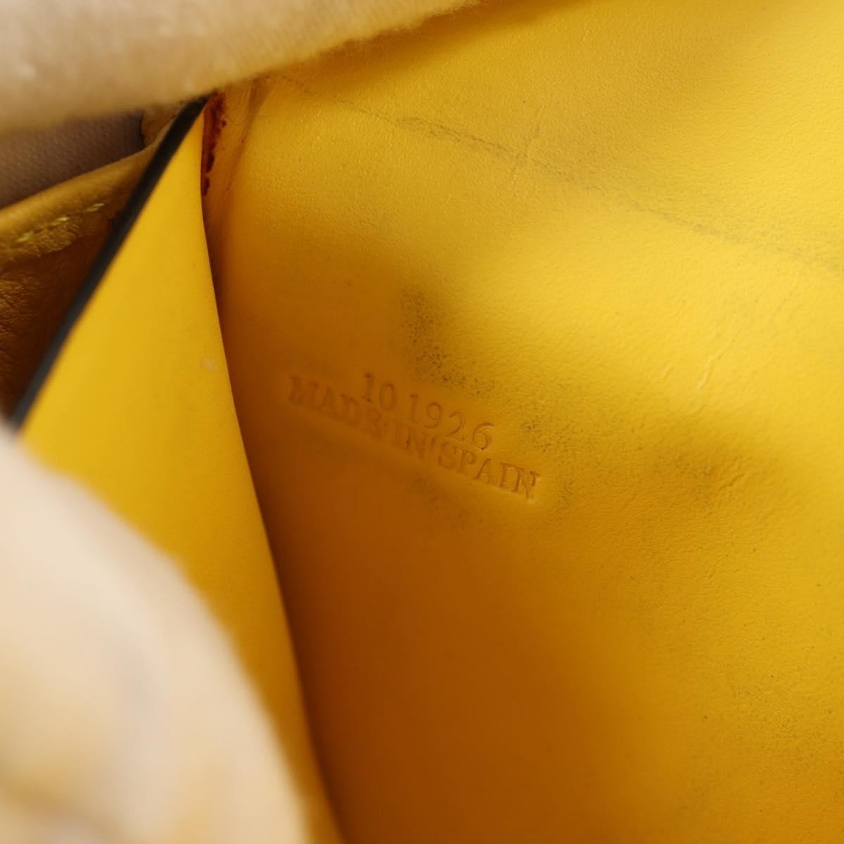 Loewe Puzzle Zip Wallet Leather, YELLOW, LEATHER, Wallets