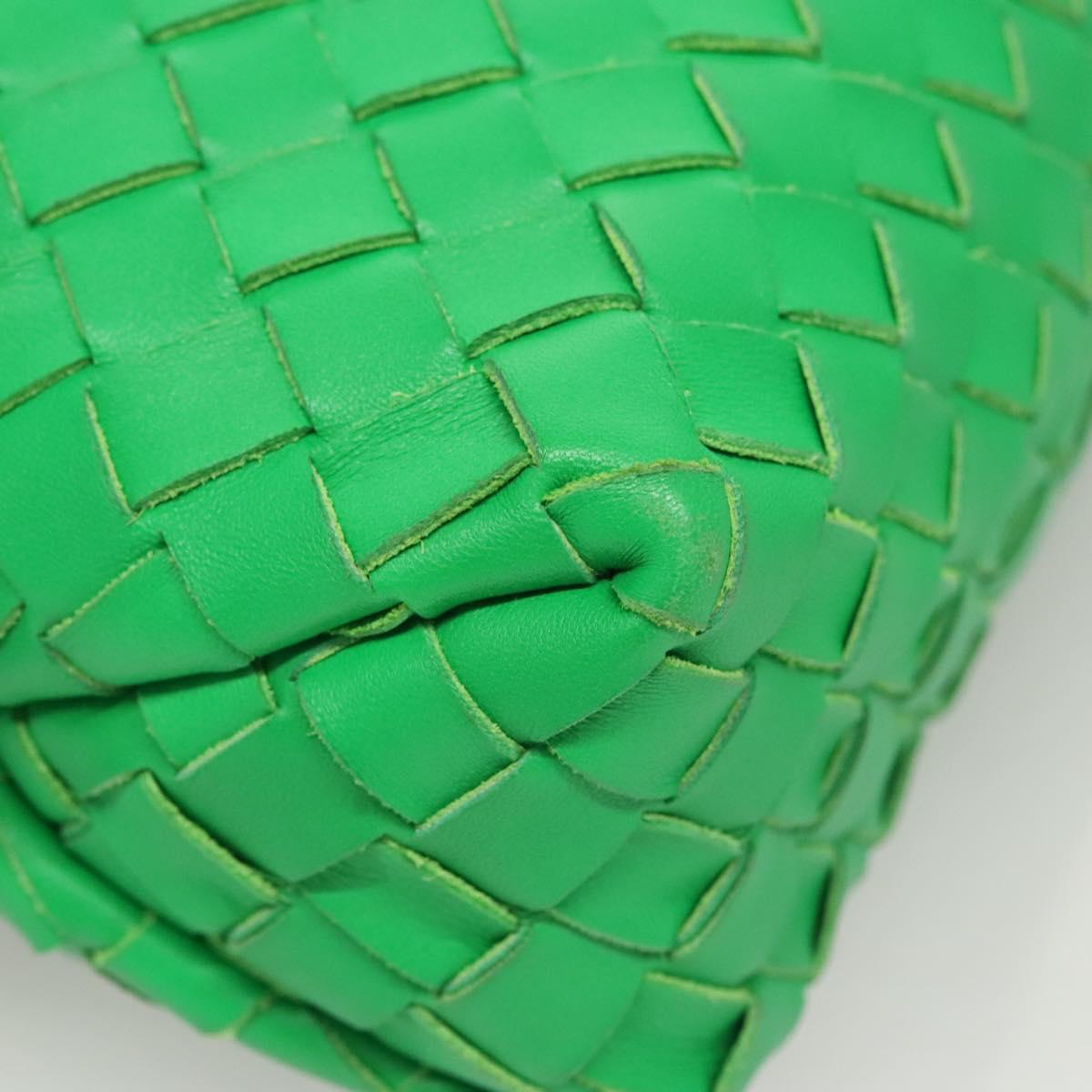Bottega Veneta Loop Crossbody Bag Intrecciato Nappa, GREEN, LEATHER, Crossbody bag
