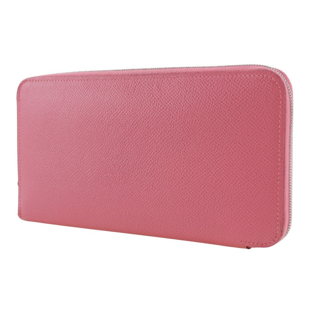 Hermes Azap Zip Around Wallet Epsom, PINK, LEATHER, Wallets