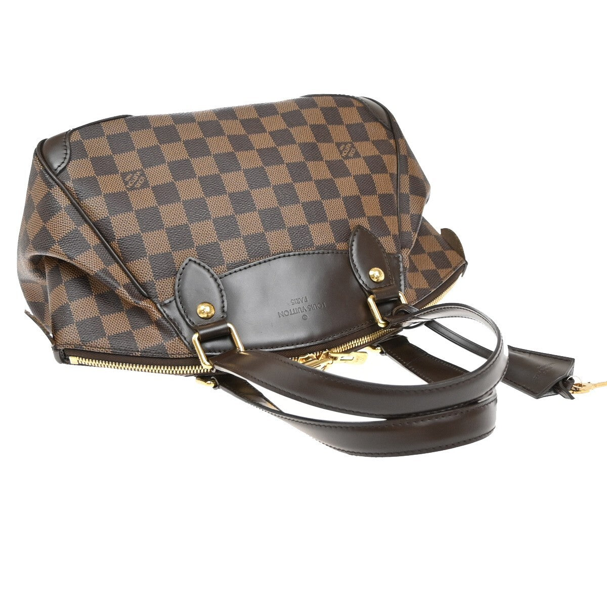 Louis Vuitton Verona Handbag Damier, BROWN, CANVAS, Shoulder bag