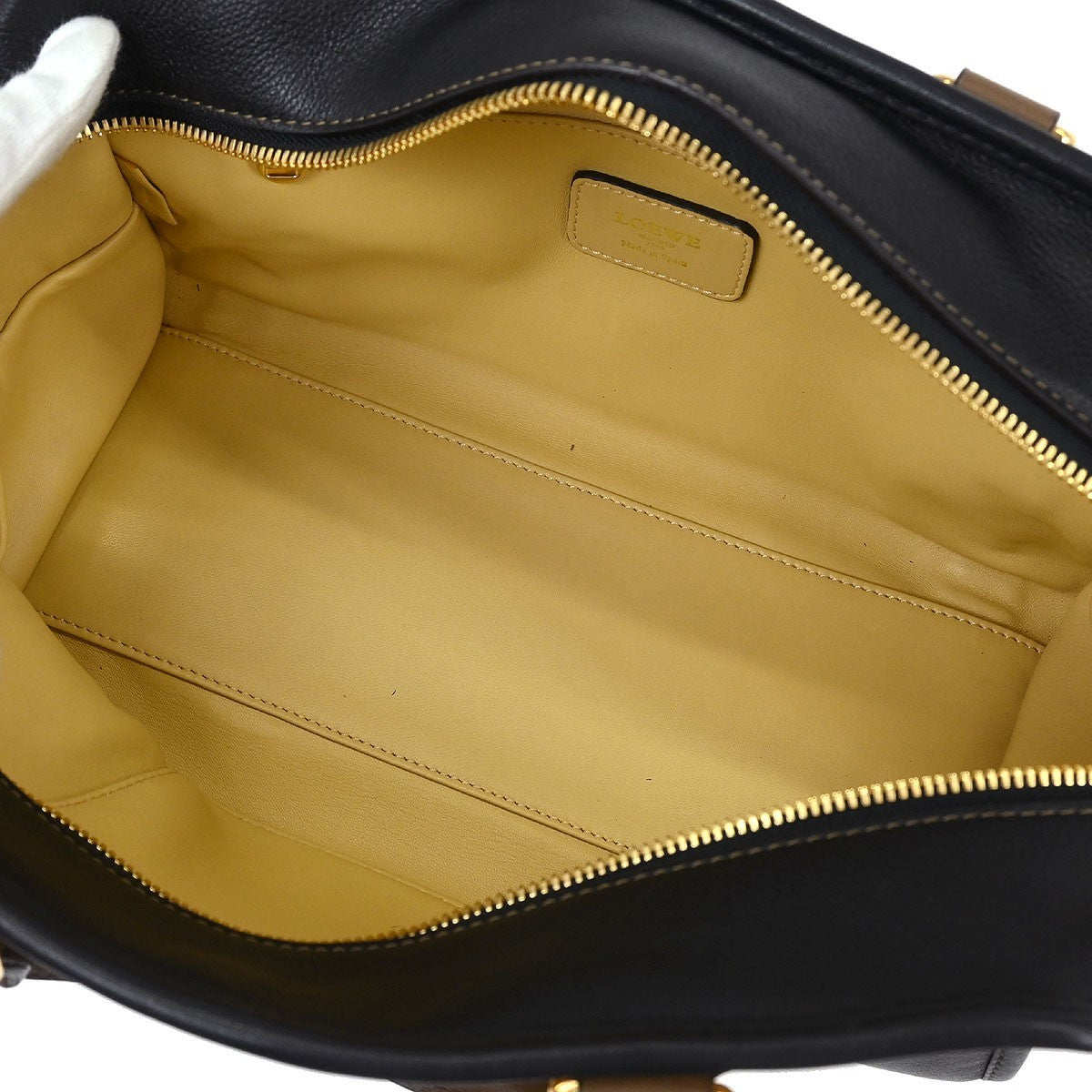 Loewe Amazona Bag Leather, BEIGE, LEATHER, Handbag