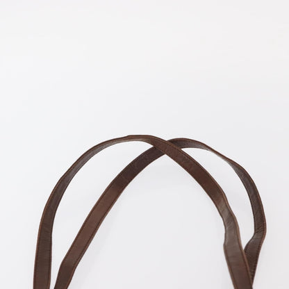 Loewe Anagram Shoulder Bag Leather, BROWN, LEATHER, Shoulder bag