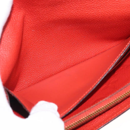 Louis Vuitton Sarah Wallet NM Monogram Empreinte Leather, ORANGE, LEATHER, Wallets