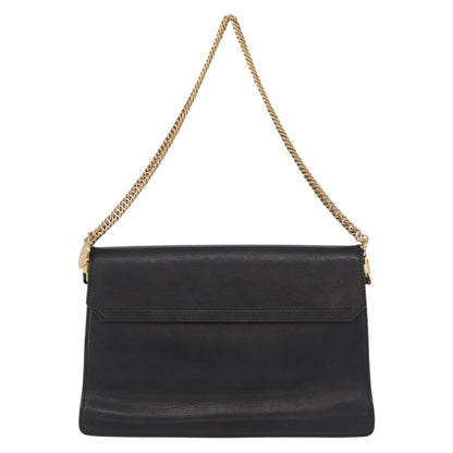 Givenchy GV3 Flap Bag Leather, BLACK, LEATHER, Shoulder bag