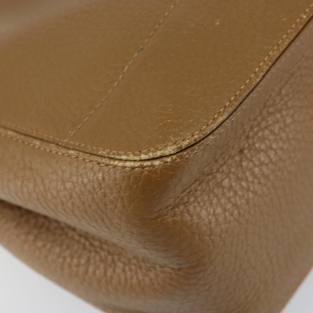 Saint Laurent Vintage Handbag Leather, BROWN, LEATHER, Handbag