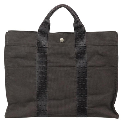 Hermes Fourre-tout Herline Fourre-tout Herline, GRAY, CANVAS, Tote bag