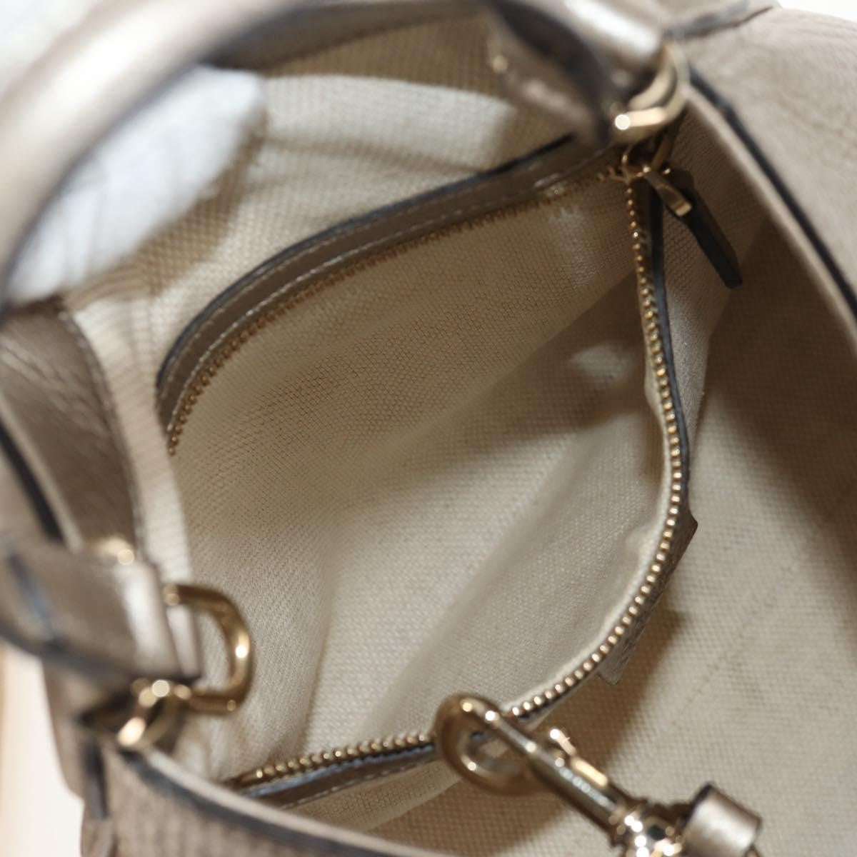 Gucci Soho Convertible Hobo Leather, GOLD, LEATHER, Handbag