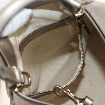 Gucci Soho Convertible Hobo Leather, GOLD, LEATHER, Handbag