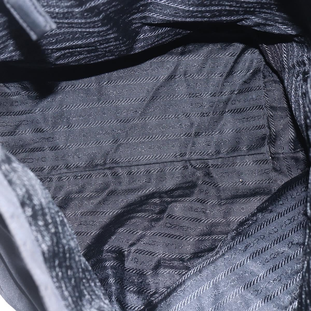 Prada Vintage Tote Nylon, BLACK, NYLON, Tote bag