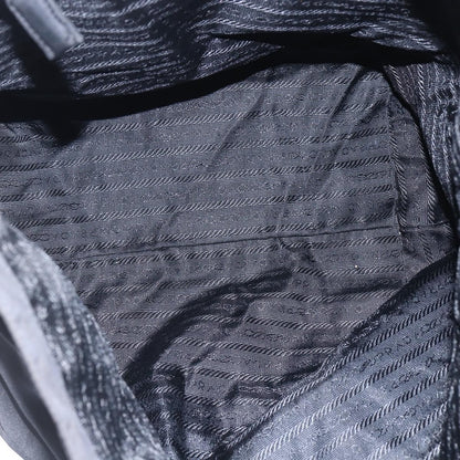 Prada Vintage Tote Nylon, BLACK, NYLON, Tote bag