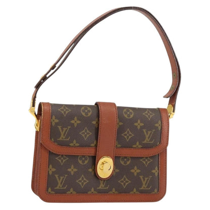 Louis Vuitton Vintage Dauphine Shoulder Bag Monogram Canvas, BROWN, CANVAS, Shoulder bag