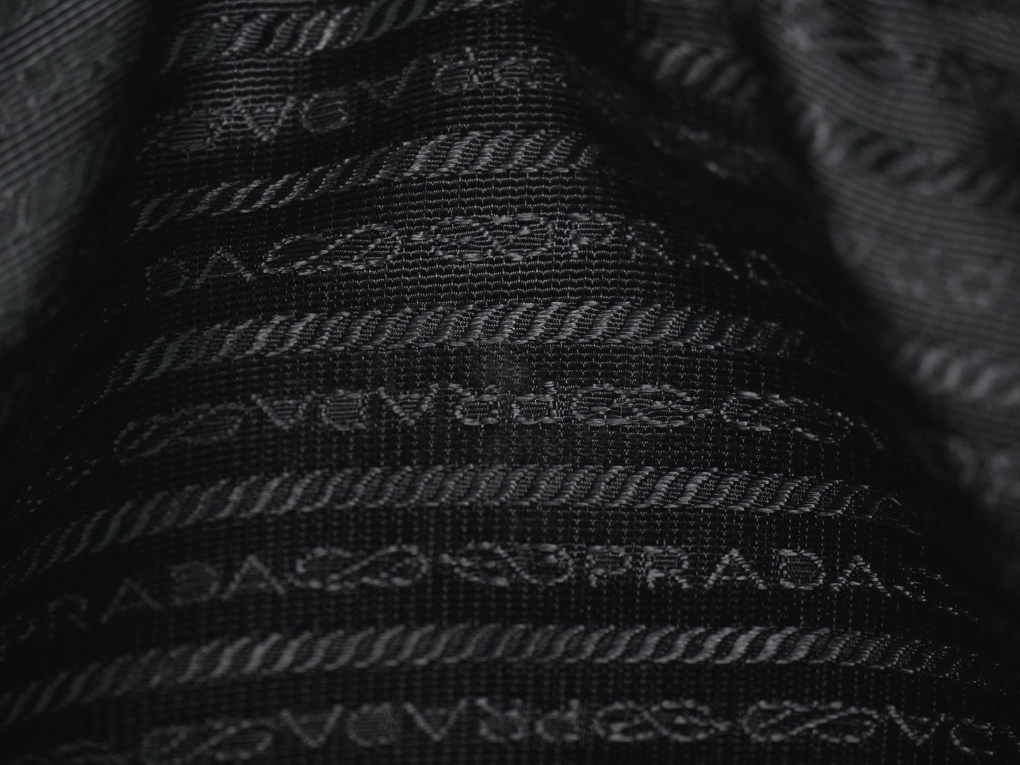 Prada Flat Messenger Bag Tessuto, BLACK, NYLON, Shoulder bag