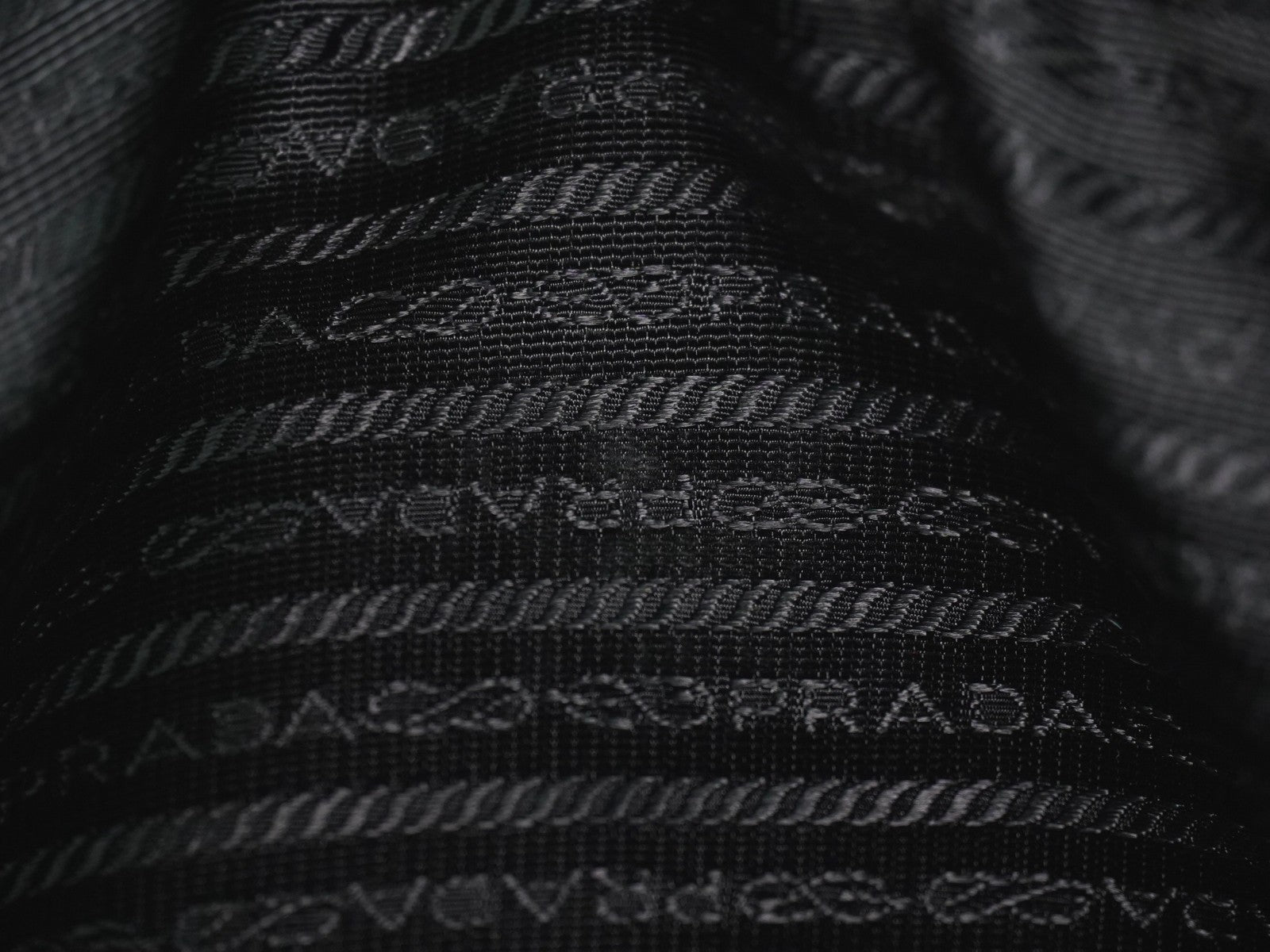 Prada Flat Messenger Bag Tessuto, BLACK, NYLON, Shoulder bag