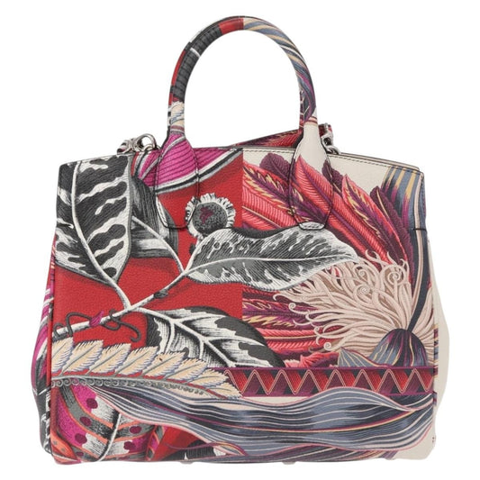 Salvatore Ferragamo Studio Satchel Printed Leather, MULTICOLOUR, LEATHER, Handbag