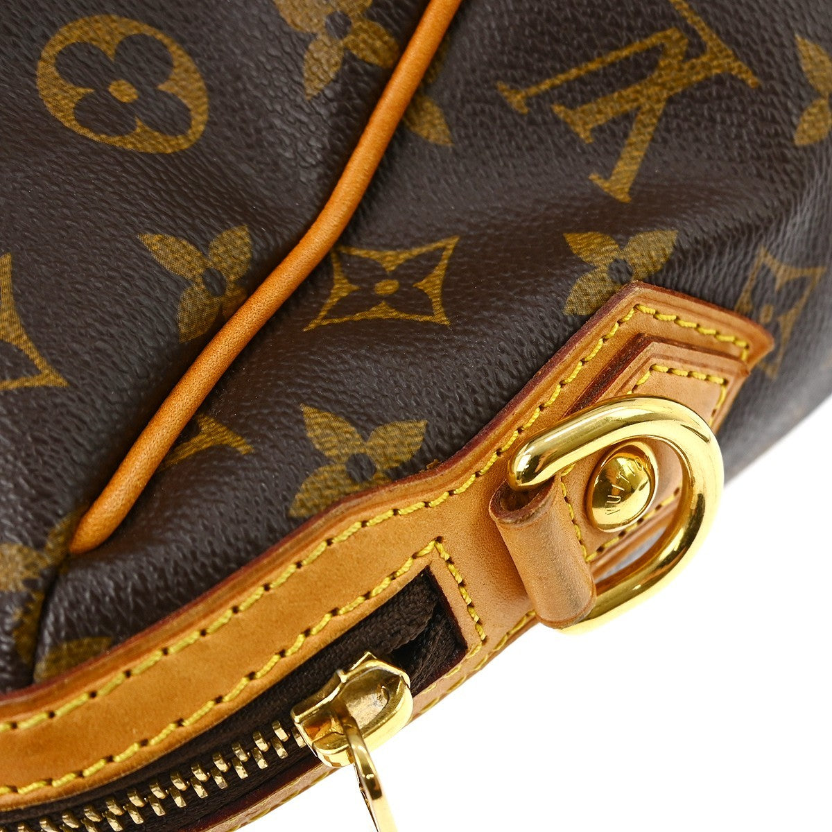 Louis Vuitton Retiro Handbag Monogram Canvas, Brown, Canvas, Handbag