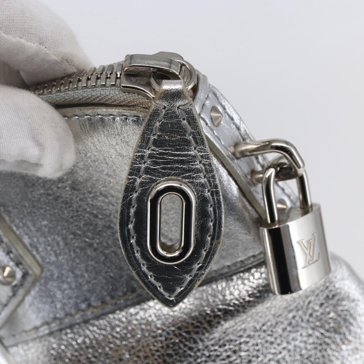 Louis Vuitton Suhali Lockit Handbag Leather, SILVER, LEATHER, Handbag
