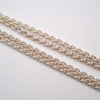 Hermes Cadenas Kelly Pendant Necklace Sterling Silver, SILVER, SILVER, Necklace