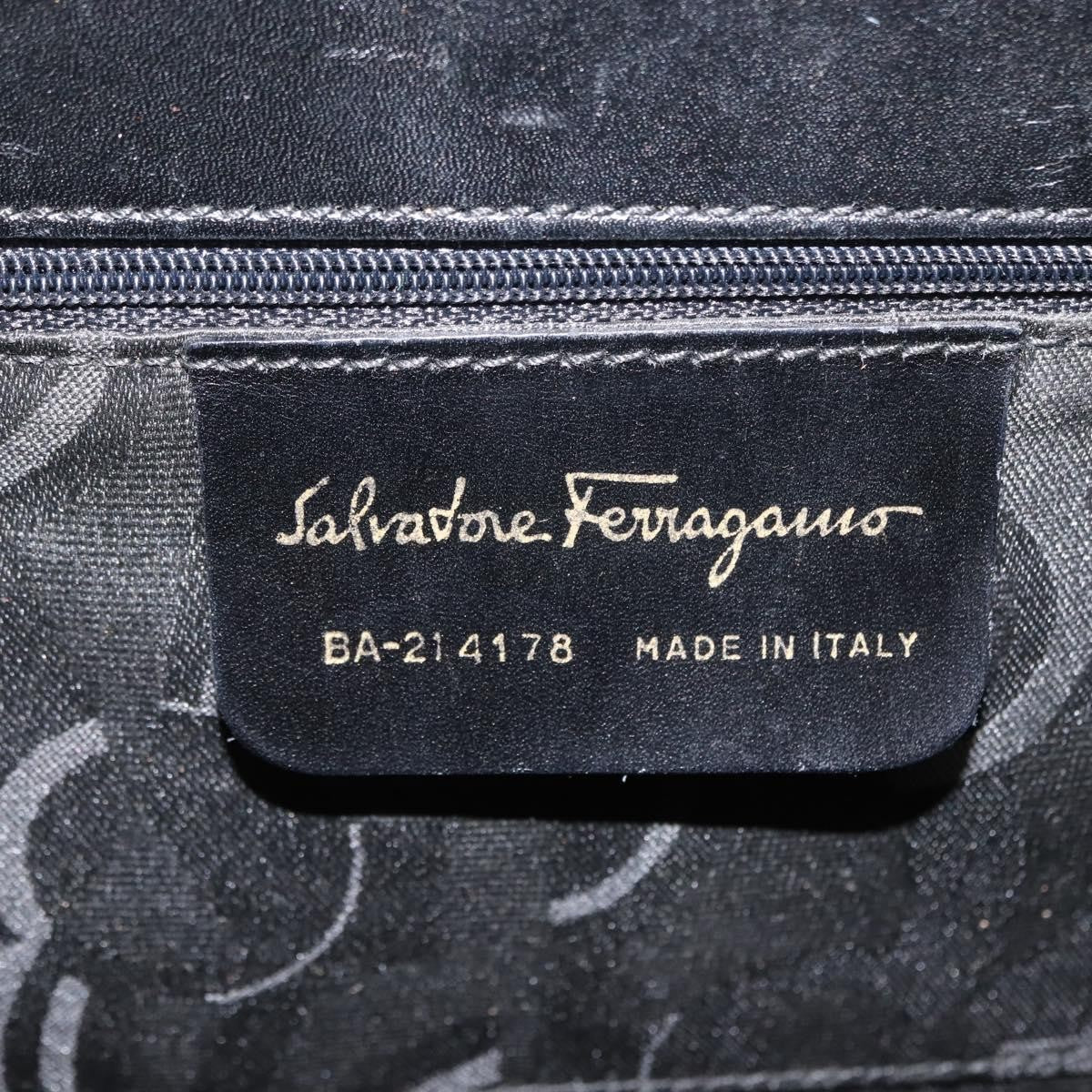 Salvatore Ferragamo Convertible Vara Bow Tote Leather, BLACK, LEATHER, Handbag