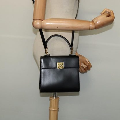Celine Handbag Leather, BLACK, LEATHER, Handbag