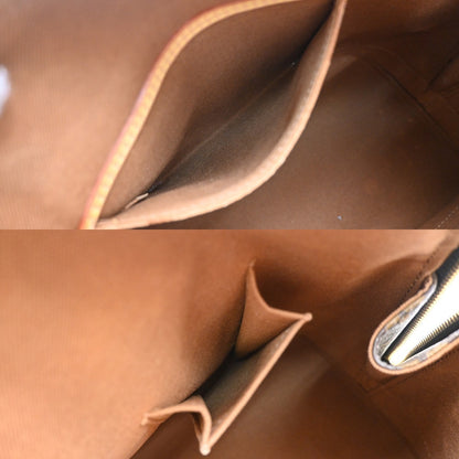 Louis Vuitton Alma Voyage Handbag Monogram Canvas, BROWN, LEATHER, Handbag